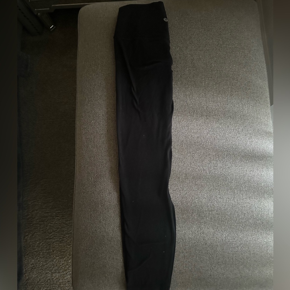 Lululemon's original performance fabric, which is breathable, cottony-soft.